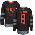 Team North America #8 Jacob Trouba Black 2016 World Cup Stitched NHL Jersey