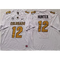 Men's Colorado Buffaloes #12 Travis Hunter White With PAC-12 Patch
Stitched Football Jersey
