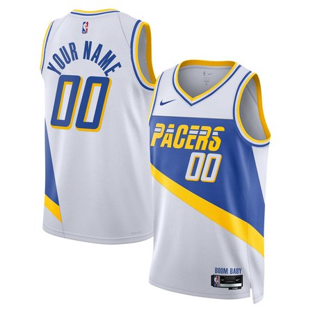 Men's Indiana Pacers
White 2025/26 City Edition Swingman Custom Jersey