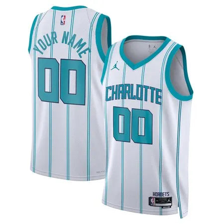 Men's Charlotte Hornets
White Swingman Custom Association Edition Jersey