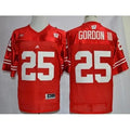 Badgers #25 Melvin Gordon III Red Big Ten Stitched NCAA Jersey