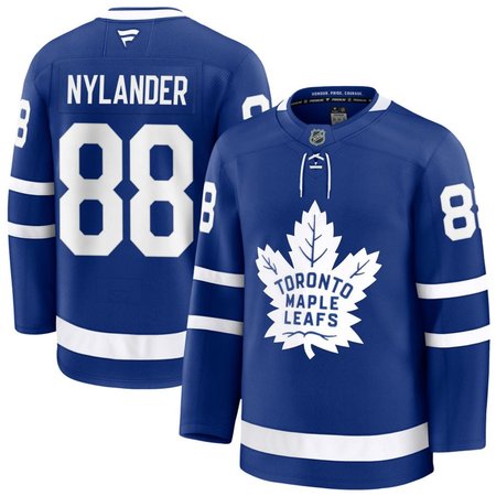 Men's Toronto Maple Leafs #88 William Nylander
Blue Home Premium Jersey