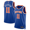Women's New York Knicks #11 Jalen Brunson Nike Blue Swingman Icon Edition Jersey