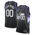 Women's Utah Jazz Black 2024/25 Statement Edition Swingman Custom Jersey