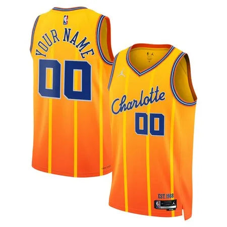 Men's Charlotte Hornets
Gold 2025/26 City Edition Swingman Custom Jersey