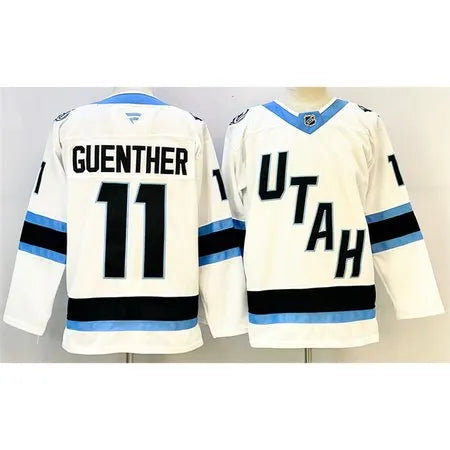 Men's Utah Mammoth #11 Dylan Guenther White Stitched Premium Jersey