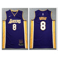 Men's Los Angeles Lakers #8 Kobe Bryant Purple Stitched NBA Jersey 53I5