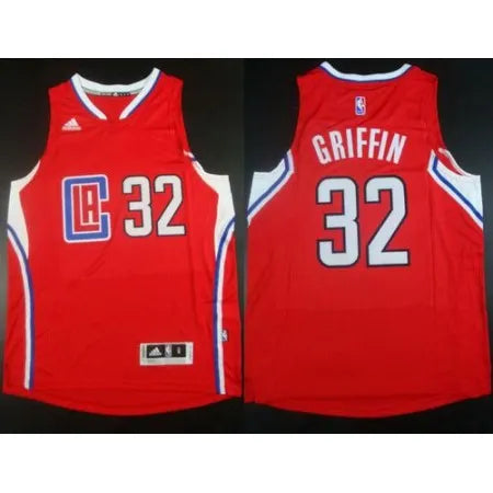 Clippers #32 Blake Griffin Stitched Red NBA Jersey