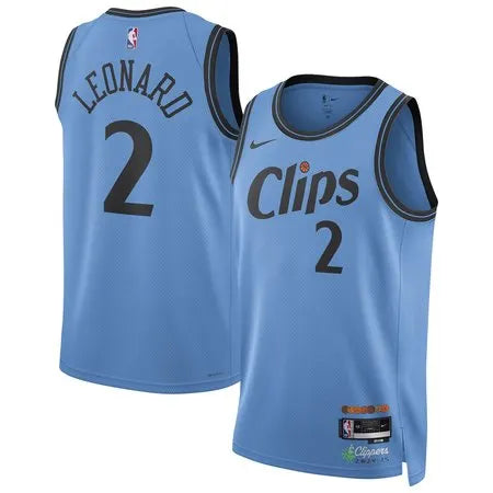 Unisex LA Clippers Kawhi Leonard
Light Blue 2024/25 Swingman Player Jersey - City Edition