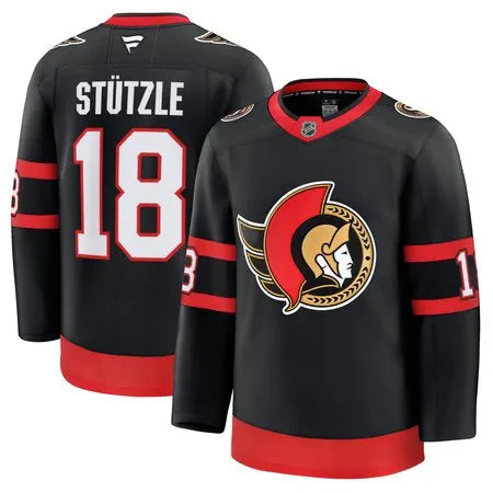 Youth Ottawa Senators #18 Tim Stutzle
Black Home Player Jersey