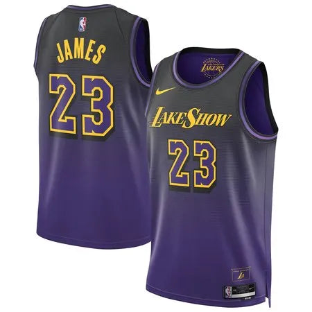 Unisex Los Angeles Lakers #23 LeBron James
Purple 2024/25 Swingman City Edition Player Jersey