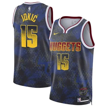 Youth Denver Nuggets #15 Nikola Jokic Royal 2025/26 Select Series Jersey