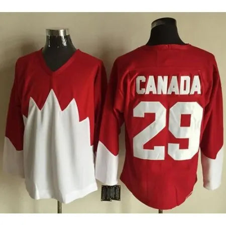 Olympic CA. #29 Canada Red/White 1972 Commemorative CCM Stitched NHL Jersey