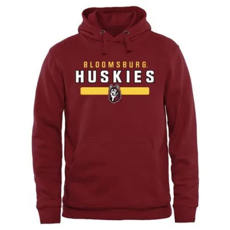 Bloomsburg Huskies Team Strong Pullover Hoodie Garnet