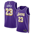 Men's Los Angeles Lakers #23 LeBron James
Purple Statement Edition Swingman Jersey